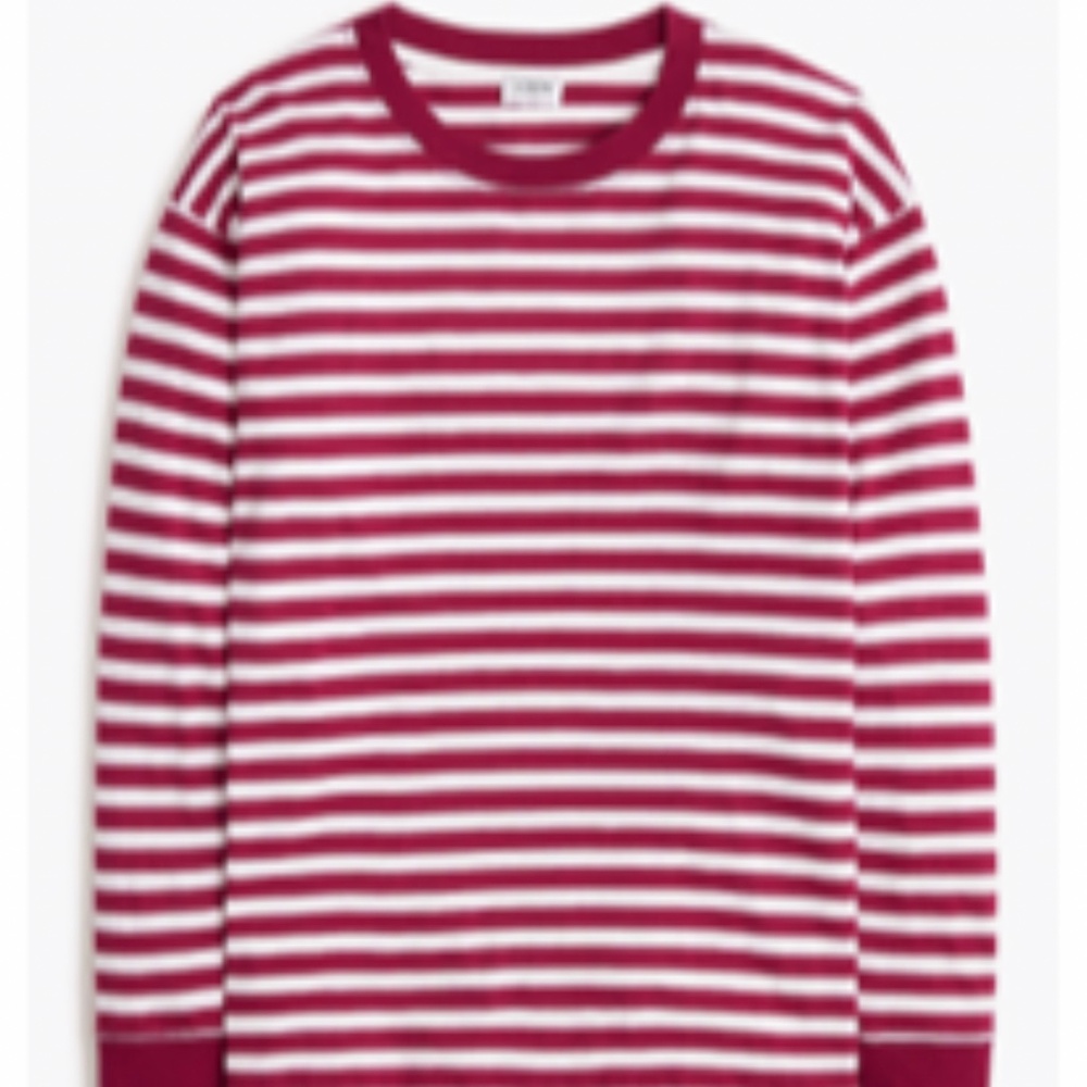J. Crew Factory Long Sleeve Striped Tee